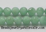 CBJ07 15.5 inches 10mm faceted round jade beads wholesale