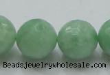 CBJ11 15.5 inches 20mm faceted round jade beads wholesale