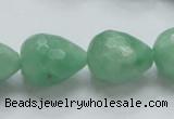 CBJ24 15.5 inches 16*20mm faceted teardrop jade beads wholesale