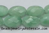 CBJ30 15.5 inches 13*18mm faceted oval jade beads wholesale