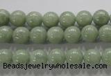 CBJ302 15.5 inches 8mm round natural jade beads