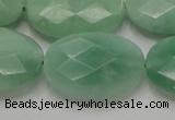CBJ31 15.5 inches 22*30mm faceted oval jade beads wholesale