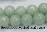 CBJ330 15.5 inches 14mm round AA grade natural jade beads