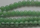 CBJ342 15.5 inches 6mm round AAA grade natural jade beads