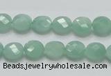 CBJ36 15.5 inches 10mm faceted flat round jade beads wholesale