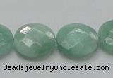 CBJ38 15.5 inches 20mm faceted flat round jade beads wholesale