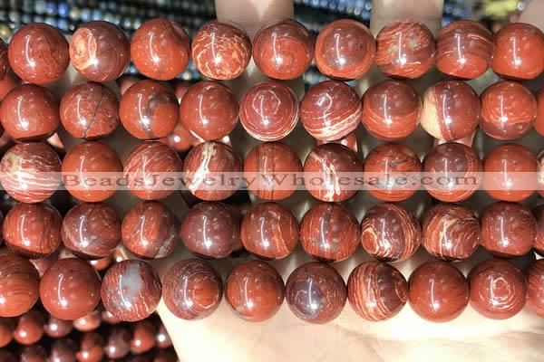 CBJ393 15.5 inches 12mm round brecciated jasper beads wholesale