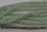 CBJ410 15.5 inches 4mm round natural jade beads wholesale