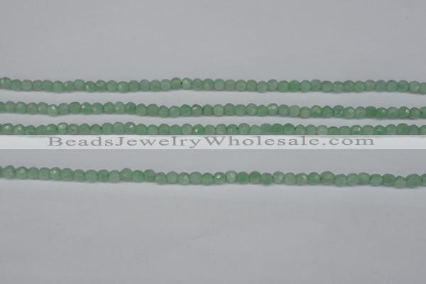 CBJ45 15.5 inches 3mm faceted round jade beads wholesale