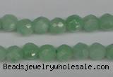 CBJ46 15.5 inches 4mm faceted round jade beads wholesale