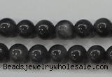 CBJ502 15.5 inches 6mm round black jade beads wholesale