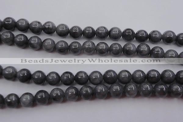 CBJ652 15.5 inches 10mm round black jade beads wholesale