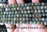 CBJ701 15.5 inches 6mm round green jade beads wholesale