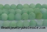 CBJ80 15.5 inches 4mm round matte jade gemstone beads wholesale