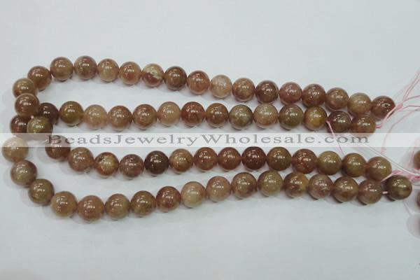 CBQ204 15.5 inches 12mm round strawberry quartz beads wholesale