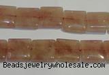 CBQ29 15.5 inches 12*12mm square strawberry quartz beads wholesale