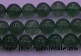 CBQ421 15.5 inches 6mm round green strawberry quartz beads