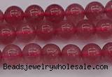 CBQ486 15.5 inches 6mm round strawberry quartz beads wholesale