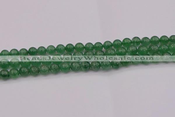 CBQ497 15.5 inches 8mm round green strawberry quartz beads