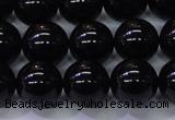 CBQ504 15.5 inches 12mm round natural black quartz beads