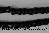 CBS210 15.5 inches 8*12mm bone blackstone beads wholesale