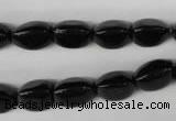 CBS212 15.5 inches 9*12mm trihedron blackstone beads wholesale