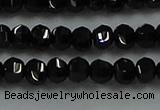 CBS528 15.5 inches 2.5*4mm lantern-shaped natural black spinel beads