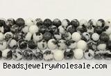 CBW175 15.5 inches 14mm round black & white jasper gemstone beads wholesale