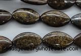 CBZ305 15.5 inches 12*20mm marquise bronzite gemstone beads wholesale