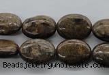 CBZ306 15.5 inches 15*20mm oval bronzite gemstone beads wholesale