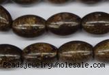 CBZ410 15.5 inches 15*20mm rice bronzite gemstone beads