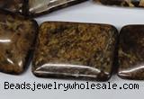 CBZ424 15.5 inches 22*30mm rectangle bronzite gemstone beads