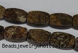 CBZ427 15.5 inches 12*16mm flat drum bronzite gemstone beads