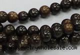 CBZ50 15.5 inches 8mm round bronzite gemstone beads wholesale