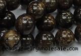 CBZ52 15.5 inches 12mm round bronzite gemstone beads wholesale