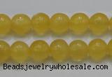 CCA05 15.5 inches 10mm round yellow calcite gemstone beads wholesale