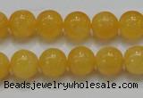 CCA06 15.5 inches 12mm round yellow calcite gemstone beads wholesale