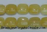 CCA12 15.5 inches 16*16mm square yellow calcite gemstone beads