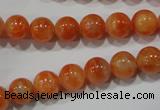 CCA303 15.5 inches 10mm round orange calcite gemstone beads wholesale