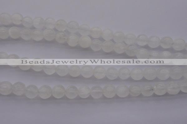 CCA354 15.5 inches 10mm round white calcite beads wholesale