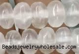 CCA367 15.5 inches 5*8mm rondelle white calcite gemstone beads