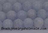 CCA406 15.5 inches 8mm round blue calcite gemstone beads