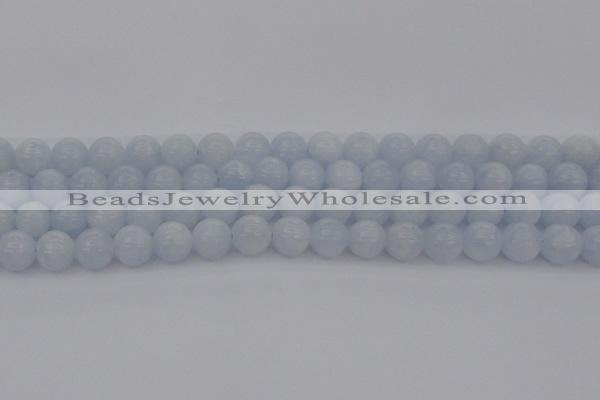 CCA407 15.5 inches 10mm round blue calcite gemstone beads