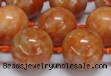 CCA457 15.5 inches 18mm round orange calcite gemstone beads