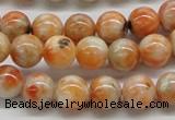 CCA52 15.5 inches 10mm round orange calcite gemstone beads wholesale