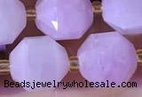 CCB1003 15 inches 9*10mm faceted kunzite beads