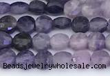 CCB1146 15 inches 4mm faceted coin sugilite beads