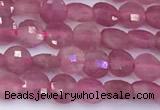 CCB1174 15 inches 4mm faceted coin tourmaline beads