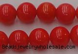 CCB126 15.5 inches 8mm round red coral beads strand wholesale