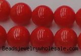 CCB127 15.5 inches 9mm round red coral beads strand wholesale